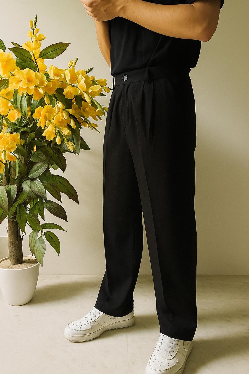 Black Korean Pants