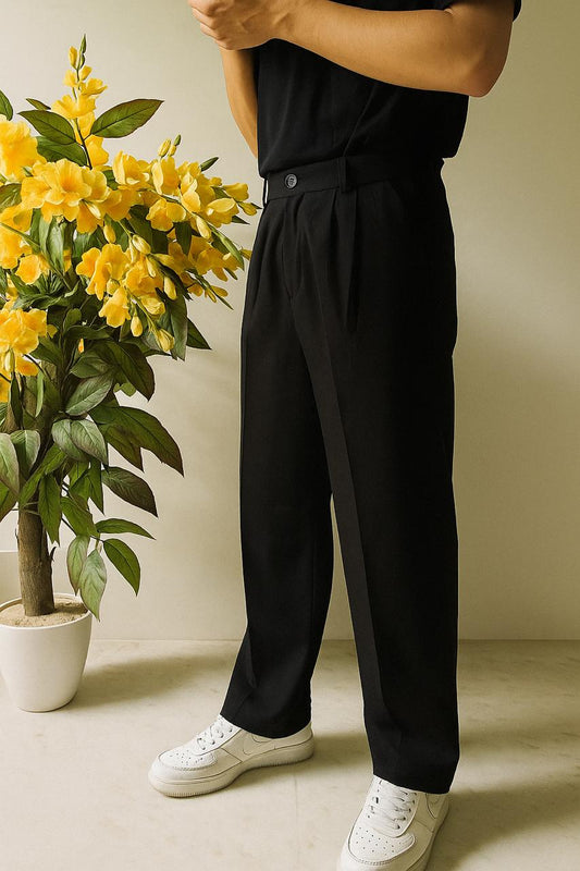 Black Korean Pants