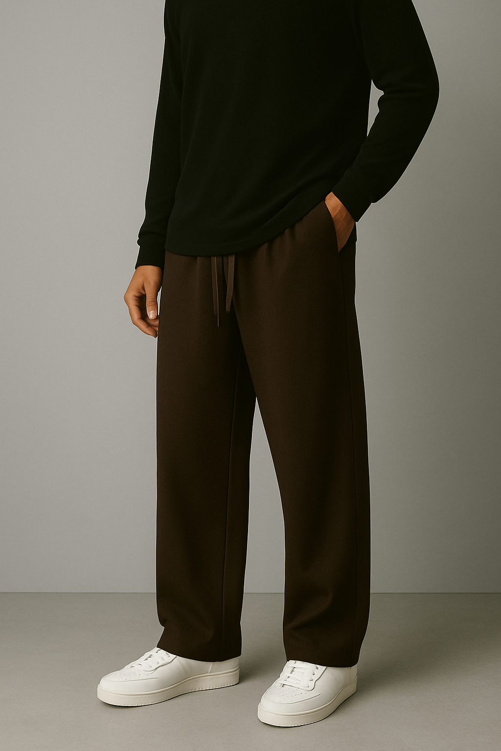 Brown Linen Pants
